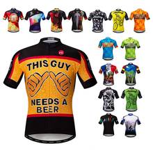 JPOJPO Cycling Jersey Men 2021 Summer Short Sleeve German Beer MTB Cycling Clothing Maillot Bike Shirts Top Bicycle Jersey 2024 - buy cheap