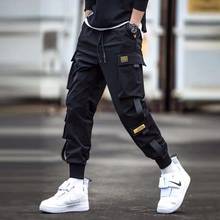 2020 Fashion Men's Cargo Pants Students Loose Overalls Casual Multi-pocket Korean Jogger Pants Ankle-Length Pants Elastic 5XL 2024 - buy cheap