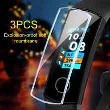 3Pcs Smart Wristband Bracelet TPU Explosion-Proof HD Soft Full Protective Film for Huawei Honor Band 5 2024 - buy cheap