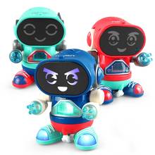 Electric Dancing Walking Musical Model Robot with Colorful Flashing Light Kids Interactive Education Toy 2024 - buy cheap