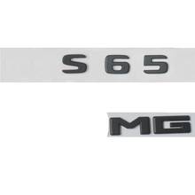 Emblemas de insignia de letras de maletero negro para Mercedes W221 W222 S65 para AMG 2024 - compra barato
