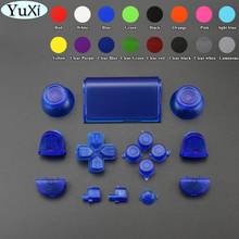 YuXi-juego completo de botones que brillan en la oscuridad, piezas de repuesto L1, L2, R1, R2, Dpad para Sony PS4, controlador, versión 2,0, JDS 001, 010 2024 - compra barato