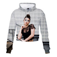 Sudadera con capucha de The Hype House para mujer, suéter corto con estampado de Charli Damelio, Addison AE, chándal Harajuku, informal 2024 - compra barato