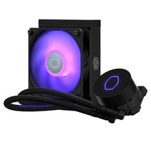 Водяной кулер Cooler Master ML120 L V2 RGB CPU, вентилятор 120 мм, двухкамерный насос нового поколения, поддержка LGA2066/115X, AMD AM4 2024 - купить недорого