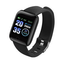 Смарт-часы OUTMIX 116 Plus, фитнес-браслет с тонометром, пульсометром, шагомером, Android, водонепроницаемые спортивные Смарт-часы D13 2024 - купить недорого