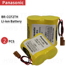 Batería de BR-CCF2TH con enchufe w/2P, 6V, 5000mah, PLC, FANUC, para Panasonic, 2 uds., envío directo gratis 2024 - compra barato