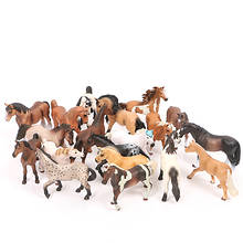 Реалистичное животное луситано Ганновер клейддейл Ольденбург лошадь модель обучающая Коллекционная ферма экшн-фигурка модель детская игрушка 2024 - купить недорого