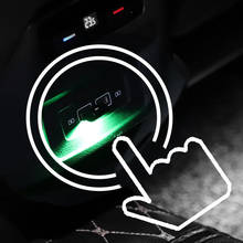 Lámpara decorativa LED con botón de luz para coche, accesorio con USB, para Skoda Superb Octavia A5 2 Fabia Rapid Yeti Citroen C4 C5 C3 Grand Picasso 2024 - compra barato