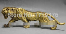Estatua de la suerte de Tigre, estatua china de Fengshui, cobre, latón, Animal del zodiaco 2024 - compra barato