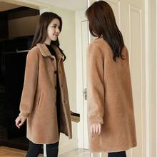 Jacket Women Faux Fur Coat Lamb Wool Coat Female Winter Loose Faux Fur Coat Veste Femme 2024 - buy cheap