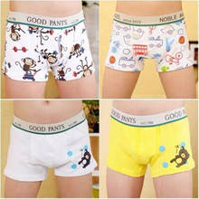 8Pc/lot Baby Girl Boy Underwear Children Cute Cartoon Animal Print Cotton Panties Boxer Briefs Shorts Toddler Kids Panties 1-10Y 2024 - buy cheap