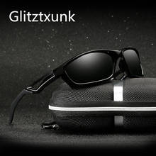 Glitztxunk, поляризационные солнцезащитные очки, мужские, спортивные, брендовые, дизайнерские, Ретро стиль, для улицы, для вождения, солнцезащитные очки для мужчин, очки, очки 2024 - купить недорого