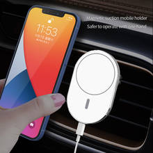 For Iphone 12 Pro Max Mini 15w Mag Safe Car Vent Mount Magnetic Wireless Charger 2024 - buy cheap