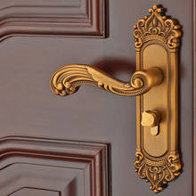 Полный набор роскошные комплекты дверных замков двери ручки рычаги с комплект из 3 предметов ключи 2024 - купить недорого