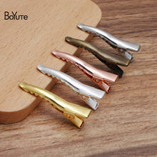 BoYuTe (100 Pieces/Lot) 35MM 45MM Iron Metal Duckbill Clips Hairpin Diy Handmade Jewelry Materials 2024 - buy cheap