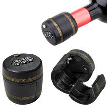 ABS+Zinc Alloy Wine Bottle Cap Password Lock 3 Digit Combination Locks Wine Stopper Vacuum Plug Device Preservation Coded Lock 2024 - buy cheap