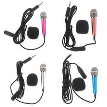 Portable 3.5mm Stereo Studio Mic KTV Karaoke Mini Microphone For Smart Phone Laptop PC Desktop Handheld Audio Microphone 2024 - buy cheap