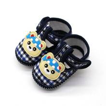 0-18M Unisex Baby Boy Girls First Walkers Cartoon Lace Bow Anti-Slip Shoes Toddler Soft Soled First Walkers 2024 - buy cheap