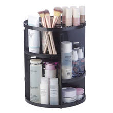 30.4*23cm 360-degree Rotating Makeup Organizer Box Brush Holder Jewelry Organizer Case Jewelry Makeup Cosmetic Storage Box 2024 - buy cheap