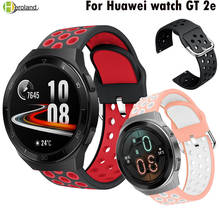 Ремешок силиконовый для наручных часов Huawei watch GT 2e, быстросъемный браслет для смарт-часов Huawei Watch 2 Classic, 22 мм 2024 - купить недорого