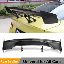 For Toyota GT86 Subaru BRZ Nissan GTR Car Styling Carbon Fiber Car Rear Trunk Boot Lip Spoiler Wings Universal Spoiler 2024 - buy cheap