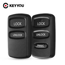 KEYYOU Car Remote Control Key Shell Case Replacement For Mitsubishi Lancer Outlander Pajero V73 Galant 2/3 Buttons Fob Key Cover 2024 - compre barato