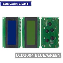 1 шт. смарт-электроники ЖК-модуль Дисплей Монитор LCD2004 2004 20*4 20X4 5V символ синий/зеленый подсветка экрана 2024 - купить недорого