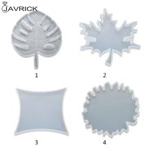 DIY Coaster Carfts Epoxy Mold UV Resin Crystal Round Maple Leaf Silicone Molds  2024 - buy cheap