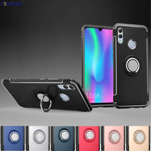 Funda parachoques para Huawei Honor 10 Lite P Smart 2019, carcasa de teléfono ajustada con anillo de Metal, HRY-LX1, soporte trasero, POT LX1 HRY LX1 2024 - compra barato