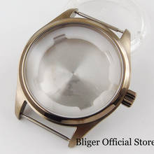 High Quality Bronzed Stainless Steel 40mm Watch Case Mineral Glass fit NH35 Movement 2024 - buy cheap