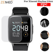 2PCS Ultra thin HD Clear Protective Films For Xiaomi YouPin Haylou LS02 Watch Full Screen Protector Cover Smart watch Accessorie 2024 - buy cheap