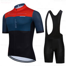 Conjunto de Ropa de Ciclismo para Hombre, camiseta transpirable de manga corta para triatlón, maillot de Ciclismo de montaña, 2021 2024 - compra barato