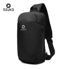 OZUKO USB Charging Chest Bags for Men Multifunction Waterproof Crossbody Bag Fashion Male Messenger Bag Men's iPad Sling Bag New 2024 - buy cheap