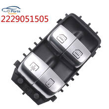 Yaopei interruptor de janela elétrica, interruptor preto de janela elétrica para mercedes benz 14-16 s550 s600 s63 traseira direita 2229051505 2024 - compre barato