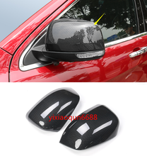 For Jeep Grand Cherokee 2014 2015 2016 2017 2018 Carbon Fiber Side Door Rearview Mirror Cover 2024 - buy cheap