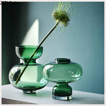 Gourd Shape Transparent Glass Vase Modern Simple Wedding Home Living Room Desktop Decoration Hydroponic Vase Crafts Flower Pot 2024 - buy cheap
