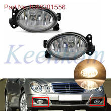 1698201556 1698201656 esquerda + Direita Fog Lâmpada Luz Para Mercedes-Benz W204 W211 W164 CLASSE G G500 G55 2002 2003 2004 2005 2006-2009 2024 - compre barato