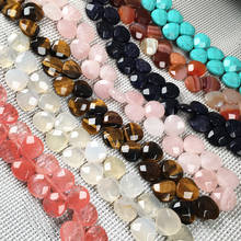Natural Stone loose beads Semi-precious stones with horizontal holes Making for Jewelry DIY Necklace accessories gift for women 2024 - buy cheap