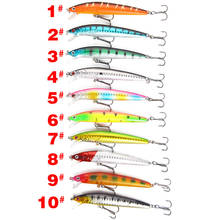 10Pcs/lot 10cm/7.5g Wobblers Minnow Fishing Bait Lure Floating  Hard Aritificial Pesca Bait Fish Lures For Ocean Rilver 2024 - buy cheap