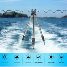 Telescopic Aluminum Fishing Rod Folding Bracket Tripod Portable Foldable Tripod Marine Fishing Rod Bracket 2024 - buy cheap