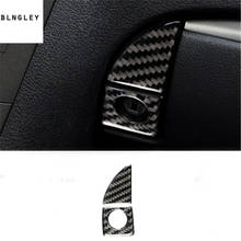 2pcs/lot Epoxy glue real carbon fiber grain Passenger side glove box switch cover for 2006-2012 Lexus IS 300 250 CFSPORT 2024 - buy cheap