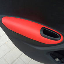 Cubierta de microfibra para Reposabrazos de puerta de coche, embellecedor protector de reposabrazos para Peugeot 301, 2014, 2015, 2016, 2017, 2018, 4 Uds. 2024 - compra barato