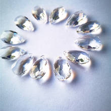Top Quality 100PCS/Lot 22MM K9 Optical Clear Crystal Pear Chandelier Parts Suncatcher Glass Prisms Lighting Pendants Accessories 2024 - buy cheap