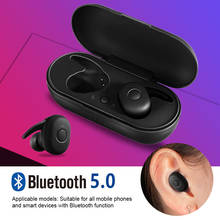 Беспроводные Bluetooth наушники TWS, гарнитура, спортивные стереонаушники с микрофоном для iPhone, Andorid, игровая гарнитура 2024 - купить недорого