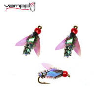 Vampfly 8PCS Bead Head Nymph Fly #12 Fishing Flies with Pheasant Tail Bottle Fly 2024 - buy cheap