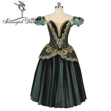 La Esmeralda-vestido de tutú profesional para mujer, falda de Ballet de rendimiento de bailarina adulta, color negro y verde, BT9168 2024 - compra barato