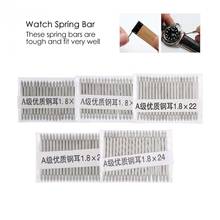20Pcs/set 19-24mm Steel Watch Spring Bars Strap Link Pins 1.8mm Watch Band Bracelet Repair Tool Accessories Kit Watchmaker Tools 2024 - buy cheap