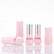 Tubo de plástico vacío para lápiz labial, botella bálsamo labial de alta gama, color rosa, mariposa, brillo, envase de embalaje cosmético, 30 Uds./50 Uds., 12,1mm 2024 - compra barato