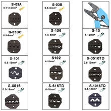 S03A S03B S03BC S156 S10 S101 S102 S0510TD S0516 S616TD Die Sets for AM-30 LS AN CRIMPING PILER tool machine modules jaws 2024 - buy cheap