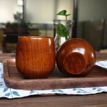 Taza de té verde de 200ml, taza de madera de Jujube Natural de estilo chino, vajilla clásica de alta calidad para el hogar 2024 - compra barato
